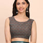 Shree Shyam Fashion Linen Cotton Teal Blue Saree