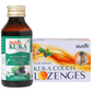 Multani Combo Pack of Kuka Cough Syrup 100ml and Tulsi Ginger Kuka Cough 36 Lozenges | Swadesiicart