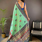 Joban Fashion Royal Blue Small Butti Banarasi Silk Sarees | Swadesiicart