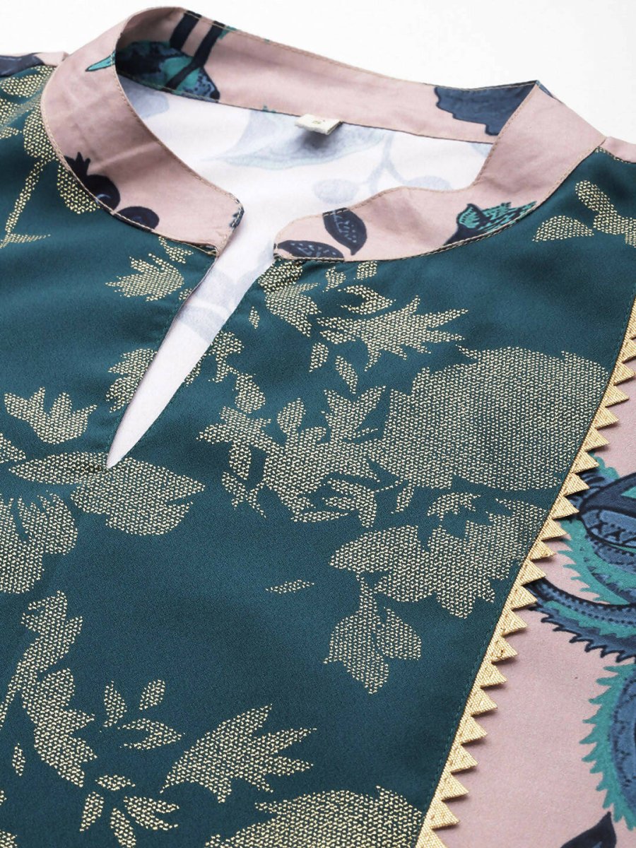 Ahalyaa Women's Traditional Wear Co-ods - Tan