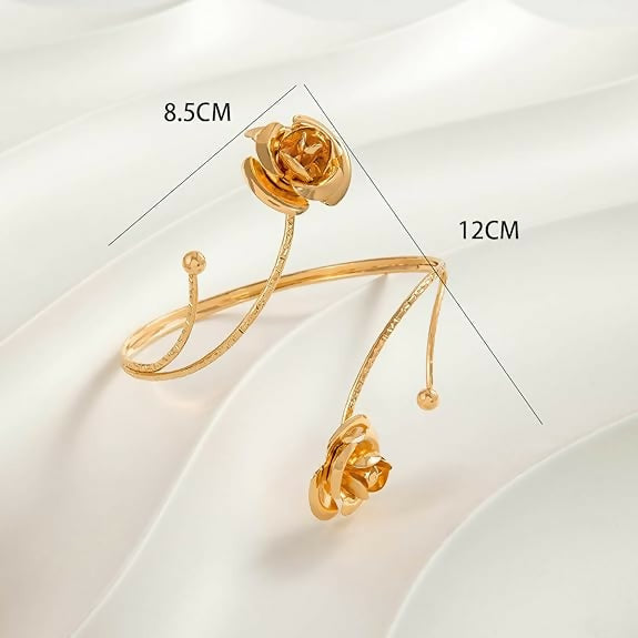 Joban Fashion Golden Alloy Fashion Gold Plated Stylish Kada Bajuband | Swadesiicart