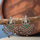 Mominos Fashion Johar Kamal Silver Barrat Ghungroo Earrings