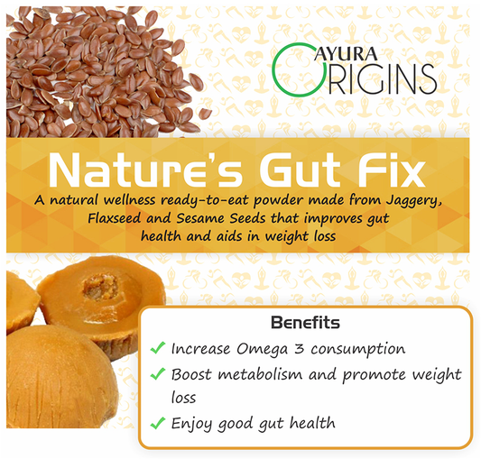 Ayura Origins Nature's Gut Fix Powder - Swadesiicart