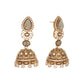 Nuyug 22K Gold Plated Aureate Swirl Jhumki Earrings | Swadesiicart
