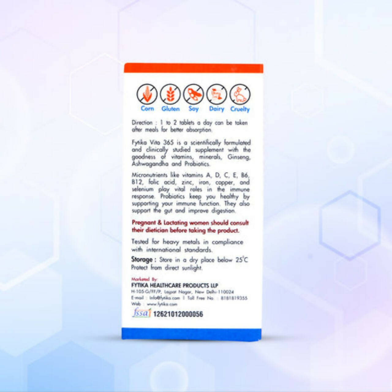Fytika Vita 365 Tablets - Swadesiicart