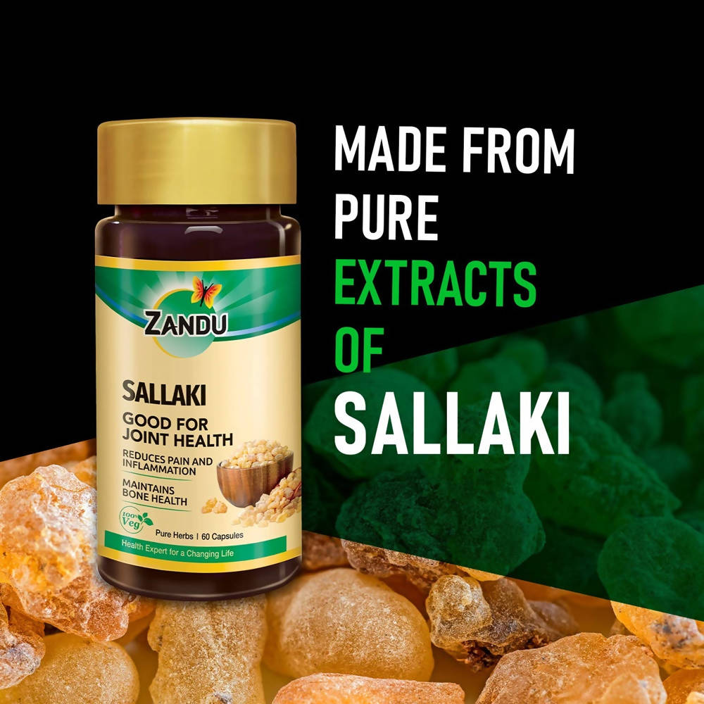Zandu Sallaki Capsules Good For Joint Health | Swadesiicart