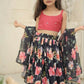 Aayaa Designer Embroidery Thread With Sequance Work Kids Lehenga Choli - Multi Color