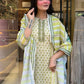 The52 Multi Women's Gorgeous Linen Silk Fabric Embroidered Work Straight Kurta Pant and Dupatta Set - Swadesiicart
