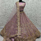 Jyoti Fashion Women's Pyazi Bridal Net Fancy Sequins with Multi Thread Embroidered & Handwork Wedding Lehenga Choli | Swadesiicart