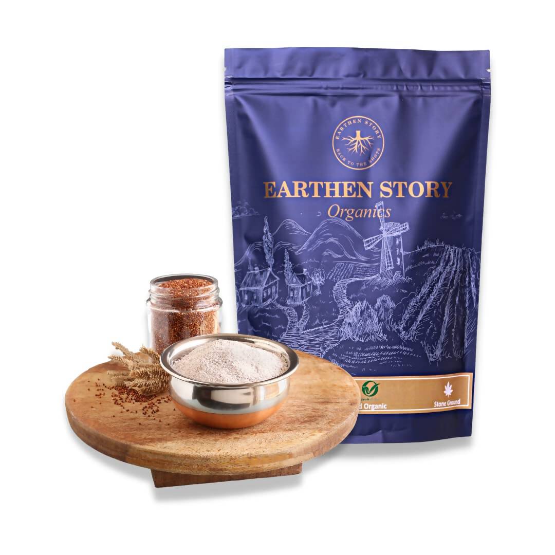 Earthen Story Certified Organic Ragi Flour - Swadesiicart