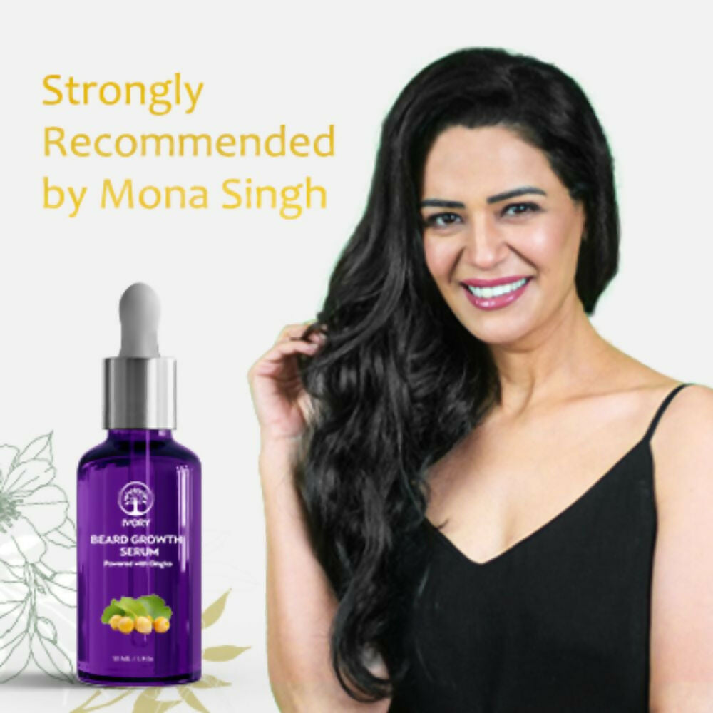 Ivory Natural Beard Growth Serum For Beard Wellness | Swadesiicart