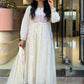 The52 White Women's Beautiful Cotton Fabric Thread Work Straight Kurta Pant and Dupatta Set - Swadesiicart