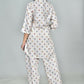 Morchari Digital Print Semi Muslin Co-Ord Set Top & Trouser-Multicolor - Swadesiicart
