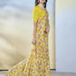 Yellow Georgette Designer Printed Ready to Wear Saree - Samyana | Swadesiicart