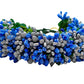 Blue & Silver Pollens Bridal Hair Gajra