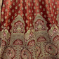 Jyoti Fashion Women's Scarlet Bridal Net Fancy Dori & Sequins Multi Thread Embroidered with Diamond Work Wedding Lehenga Choli | Swadesiicart