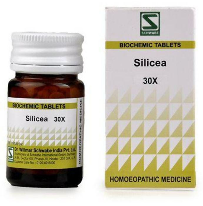 Dr. Willmar Schwabe India Silicea Biochemic Tablets - Swadesiicart