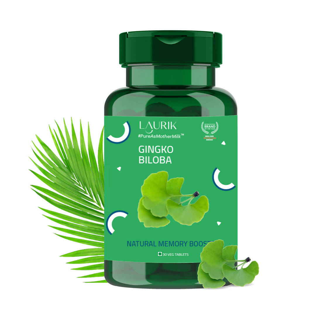 Laurik Foods Ginkgo Biloba 120 Mg Tablets | Swadesiicart