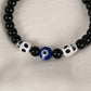 NVR Men & Women Black Evil Eye Adjustable Bracelet - NR Retail-NVR