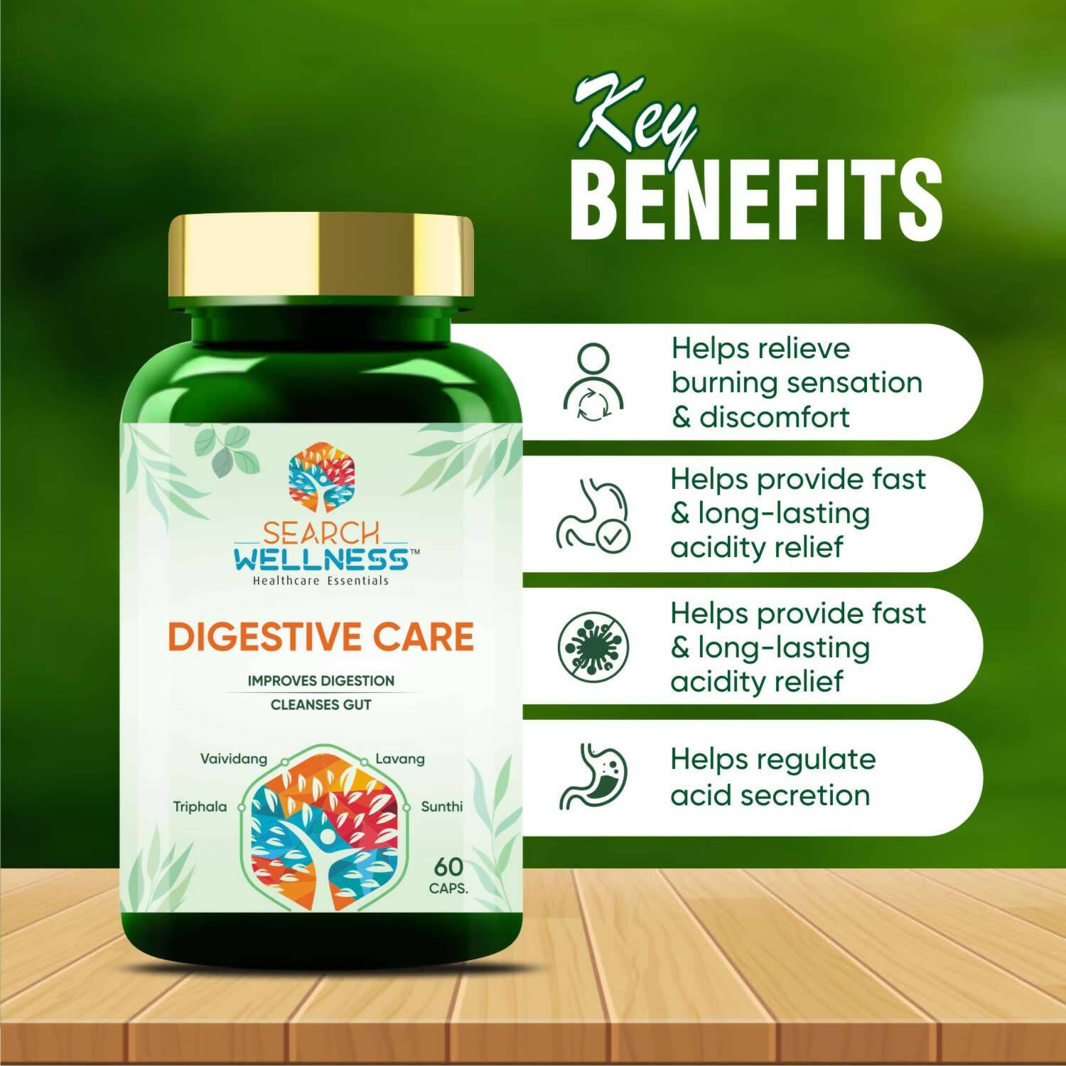 Search Wellness Digestive Care Capsules - Swadesiicart