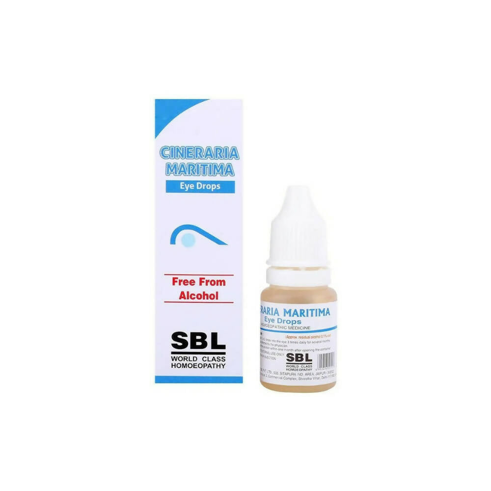 SBL Homeopathy C-ineraria Maritima Eye Drops Free From Alcohol | Swadesiicart