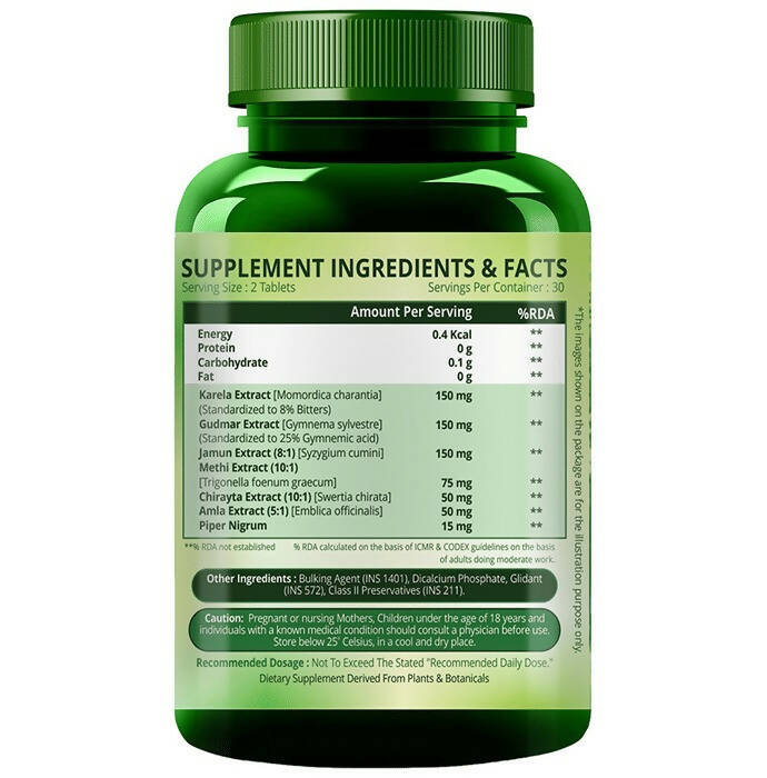 Himalayan Organics Gluco Balance Tablets - Swadesiicart