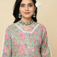 Designer Stylish Pink Cotton Blend Stitched Suit With Dupatta - Tanisha | Swadesiicart