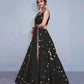 Jyoti Fashion Beautiful Black Embroidered with Mirror work Art Silk Party Wear Lehenga Choli with Dupatta | Swadesiicart
