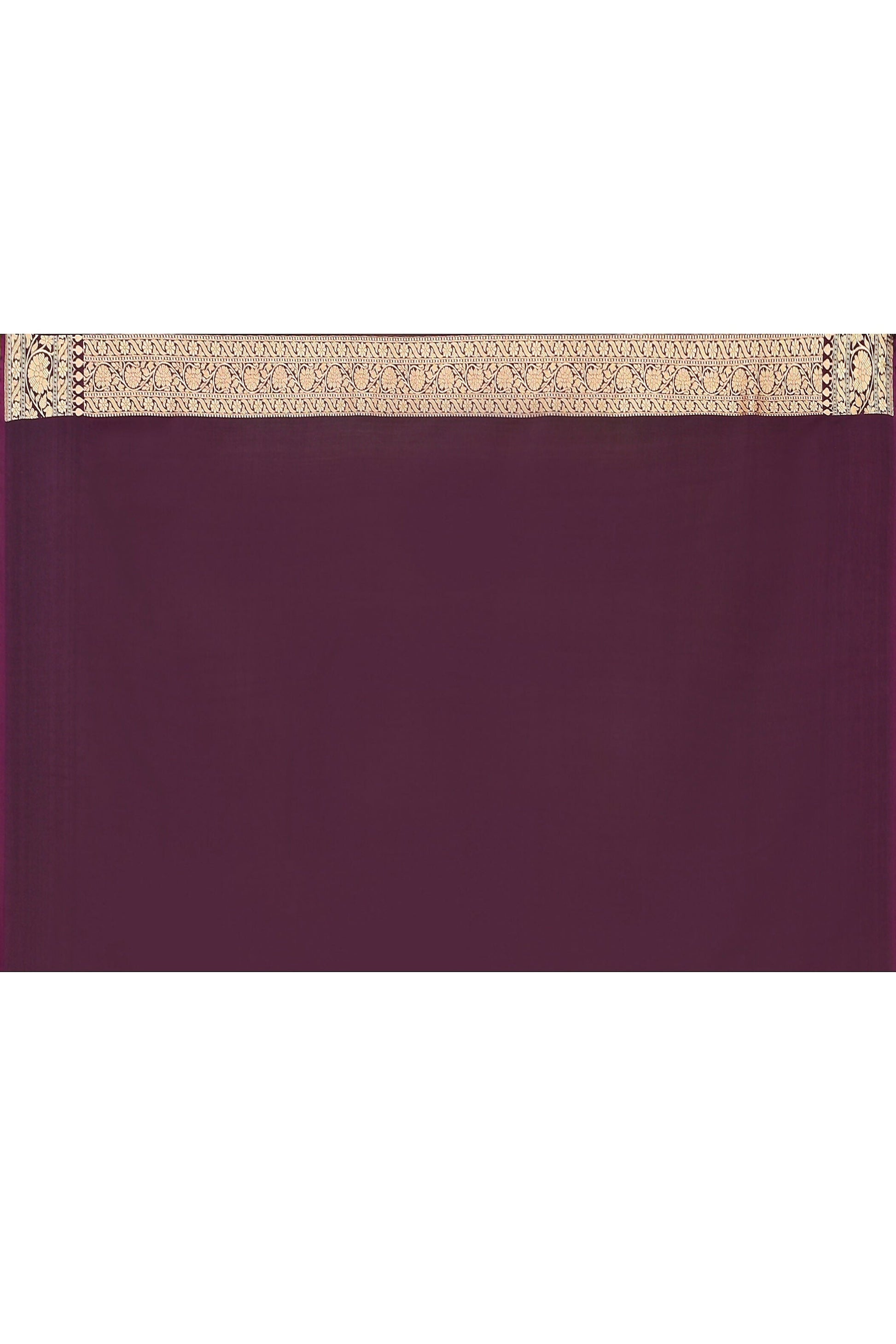 Joban Fashion Plum Purple Banarasi Soft Pure Handloom Banarasi Silk Saree | Swadesiicart