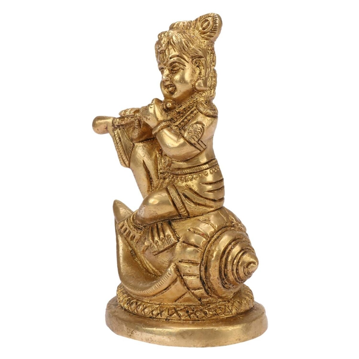 Artvarko Brass Bal Lord Krishna Bhagwan Idol - Swadesiicart