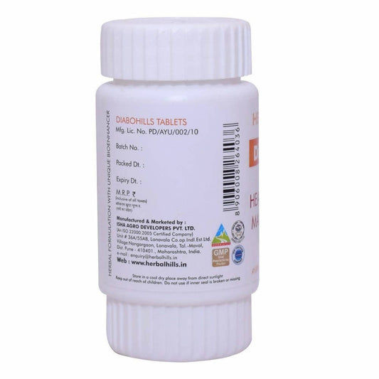 Herbal Hills Diabohills Healthy Sugar Management Tablets Online