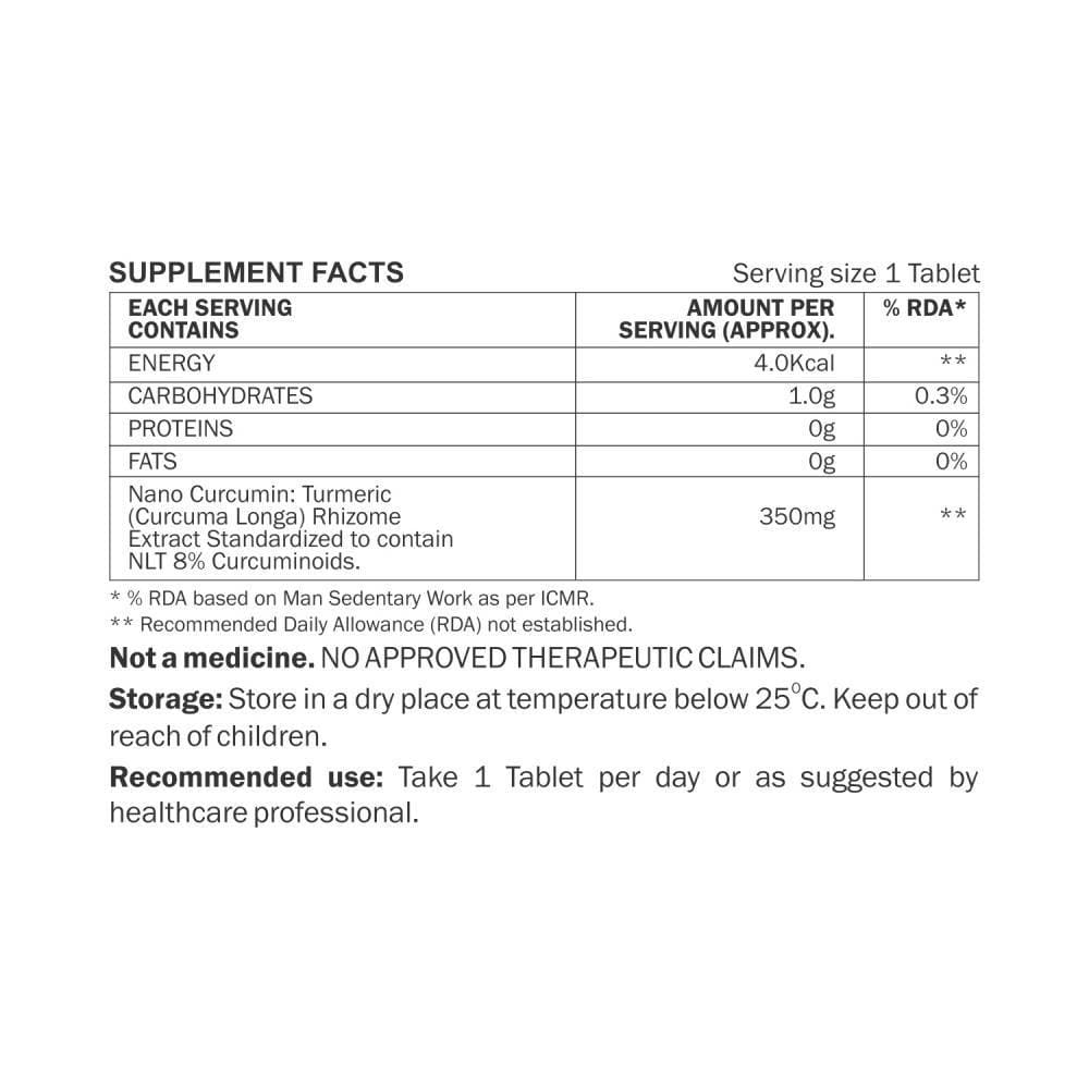 Azafran Actives Organic Turmeric Tablets | Swadesiicart