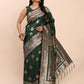 Astita Banarasi Silk Green Saree | Swadesiicart