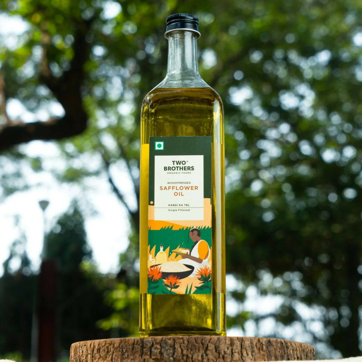 Two Brothers Organic Farms Safflower Oil - Swadesiicart