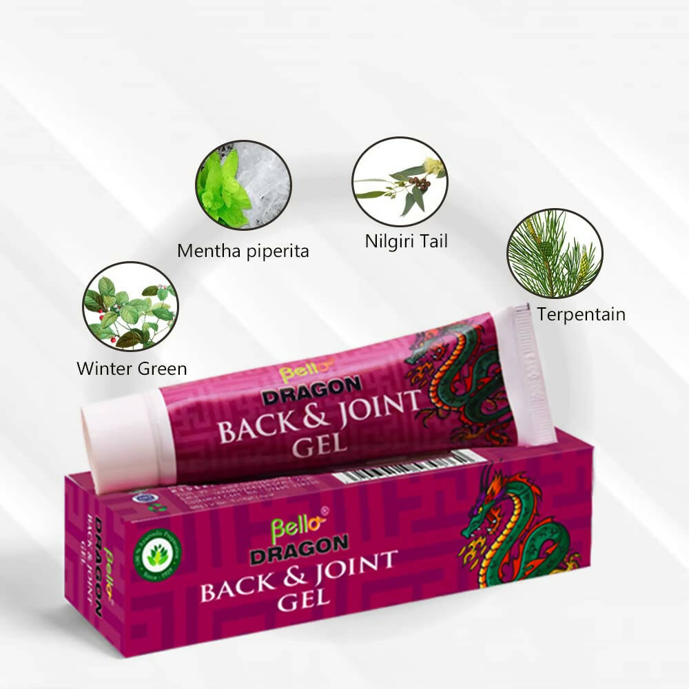 Bello Herbals Dragon Back & Joint Gel - Swadesiicart