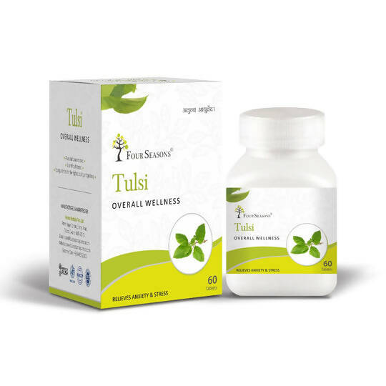 Four Seasons Tulsi Overall Wellness Tablets | Swadesiicart