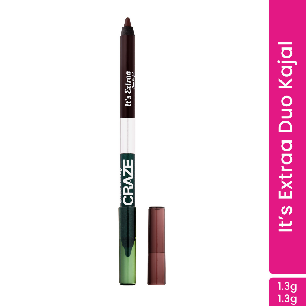 Swiss Beauty Craze It'S Extraa Duo Kajal - 5 - Dynasty | Swadesiicart