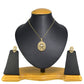 Gold-Polished Alloy Rhinestones Studded Pendant Set - The Pari | Swadesiicart