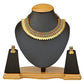 Gold-Polished Alloy Temple Jewellery Coin Choker Necklace - The Pari | Swadesiicart