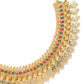 Gold-Polished Alloy Temple Jewellery Coin Choker Necklace - The Pari | Swadesiicart