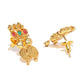 Gold-Polished Alloy Temple Jewellery Coin Choker Necklace - The Pari | Swadesiicart