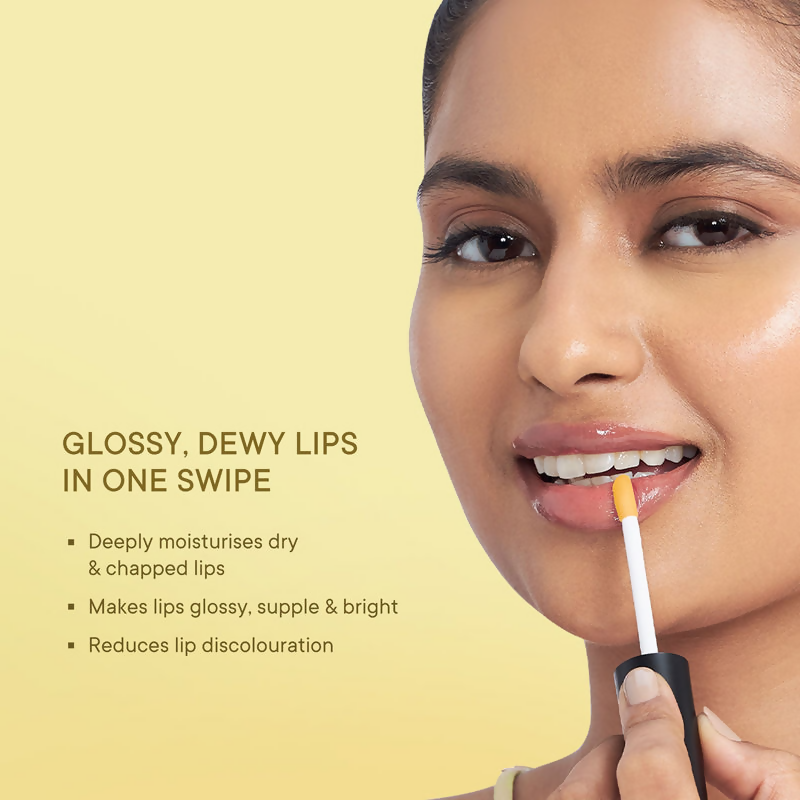 Quench Brightening Korean Lip Oil with Yuzu Vitamin C | Swadesiicart