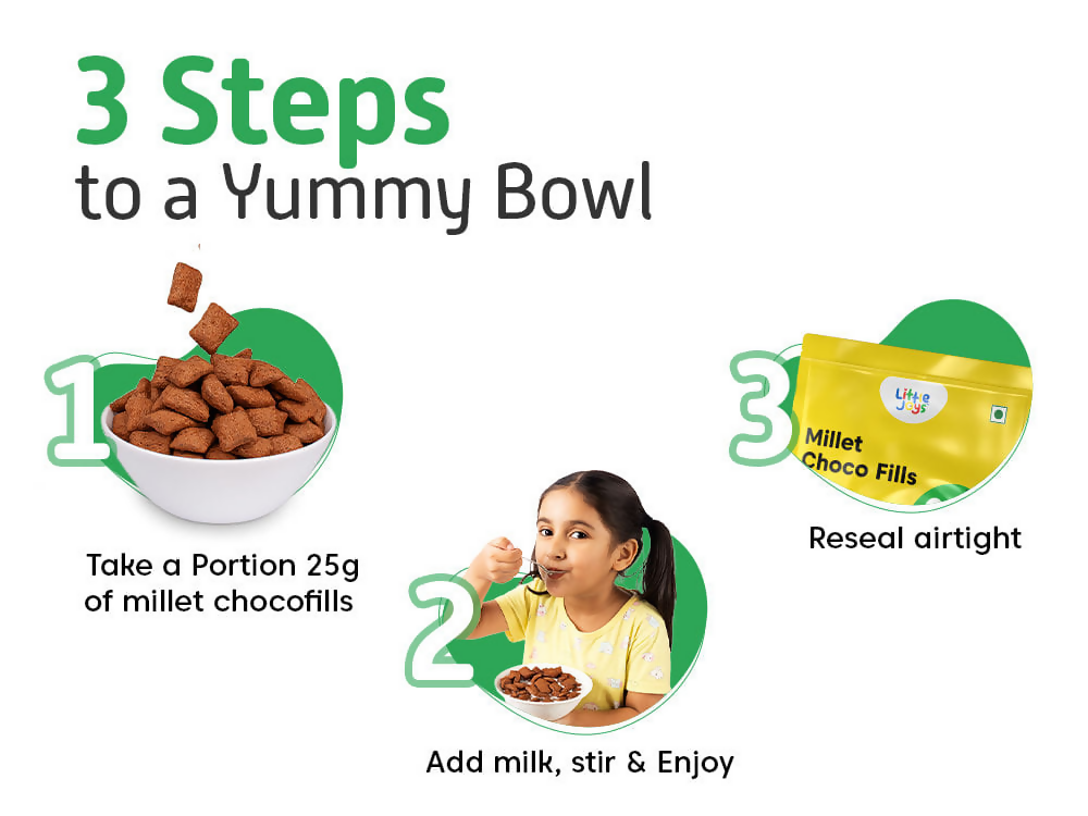 Little Joys Millet Choco Fills + Protein Oats - Swadesiicart