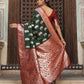 Shree Shyam Fashion Green Silk Saree