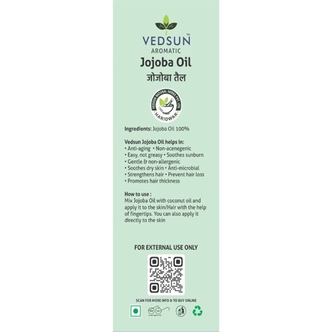 Vedsun Naturals Jojoba Oil - Swadesiicart