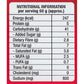 MTR Magic Masala Upma Nutrition Fact