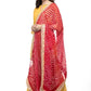 A R Silk Women's Silk Gota Work Red Fancy Dupatta