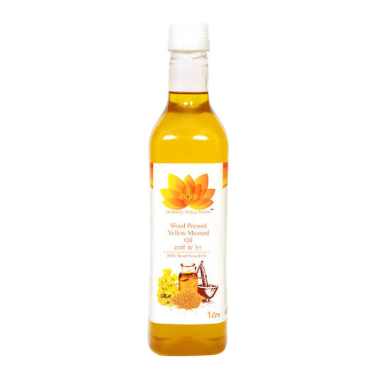 Dorjee Wellness Wood Pressed Yellow Mustard Oil - Dorjee Wellness