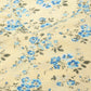Biba Women Cream-Coloured & Blue Pure Cotton Floral Print Straight Kurta - Swadesiicart