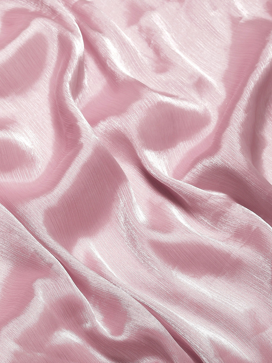 Tikhi Imli Pink Solid Embellished Border Saree | Swadesiicart